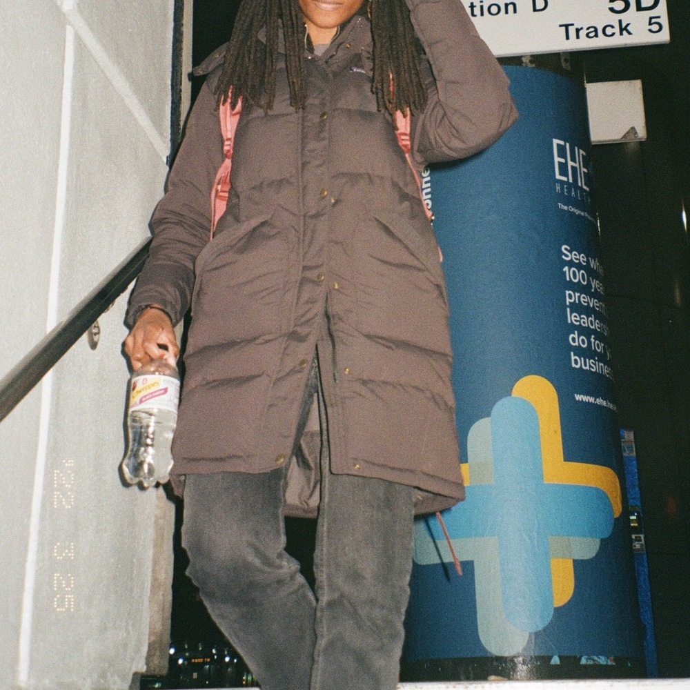 Patagonia Black Insulated Puffer Jacket with Hood